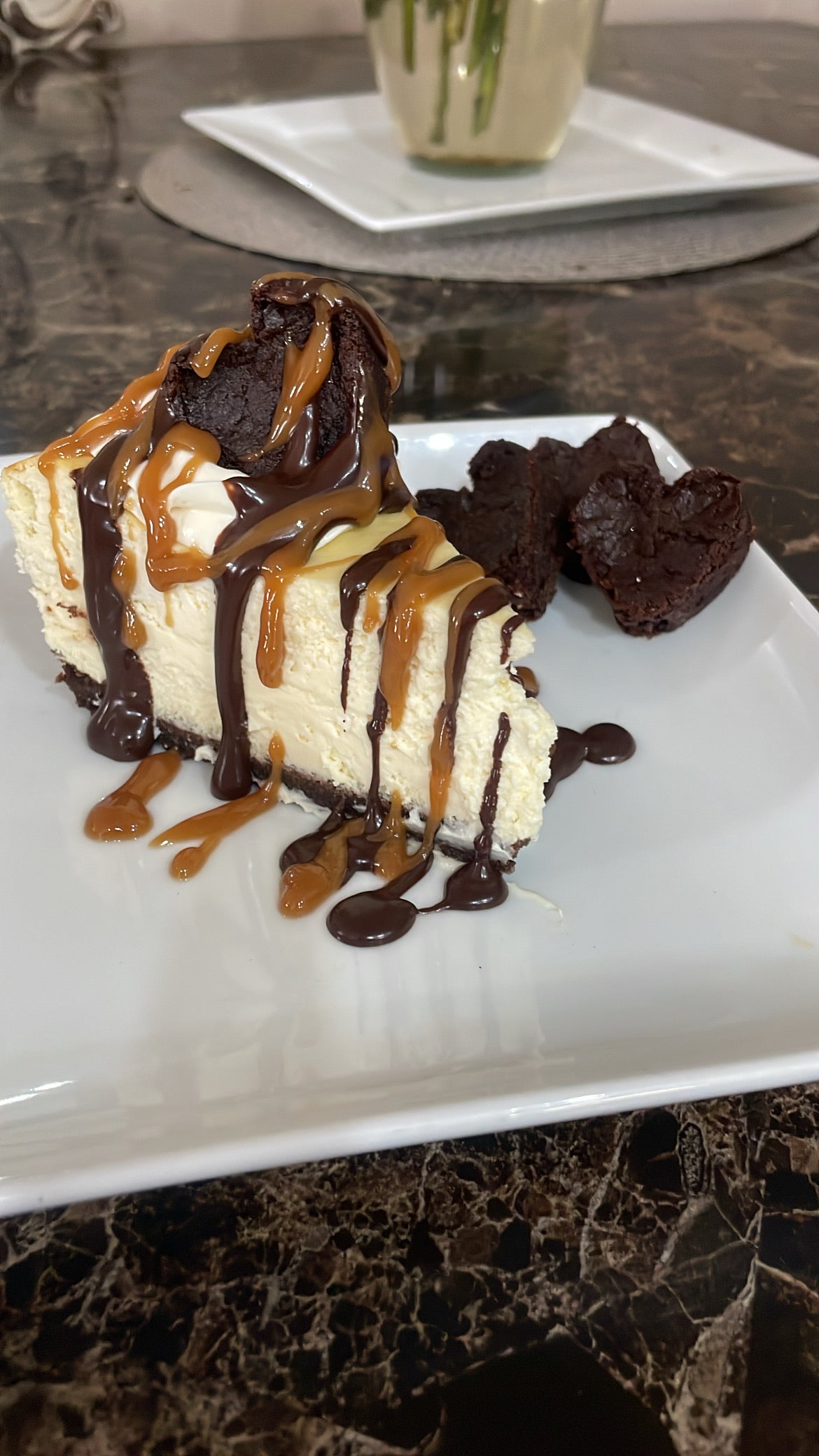 Gluten Free, Sugar Free Bakery - Protein Caramel Brownie Cheesecake