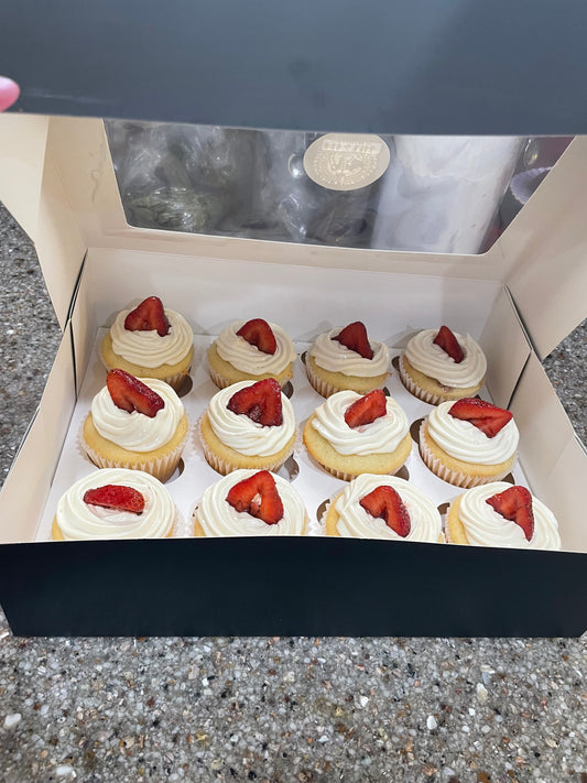 Strawberry Shortcake Cupcakes (Dozen)