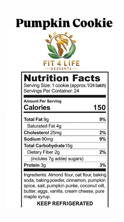 6 pack Pumpkin Cookies